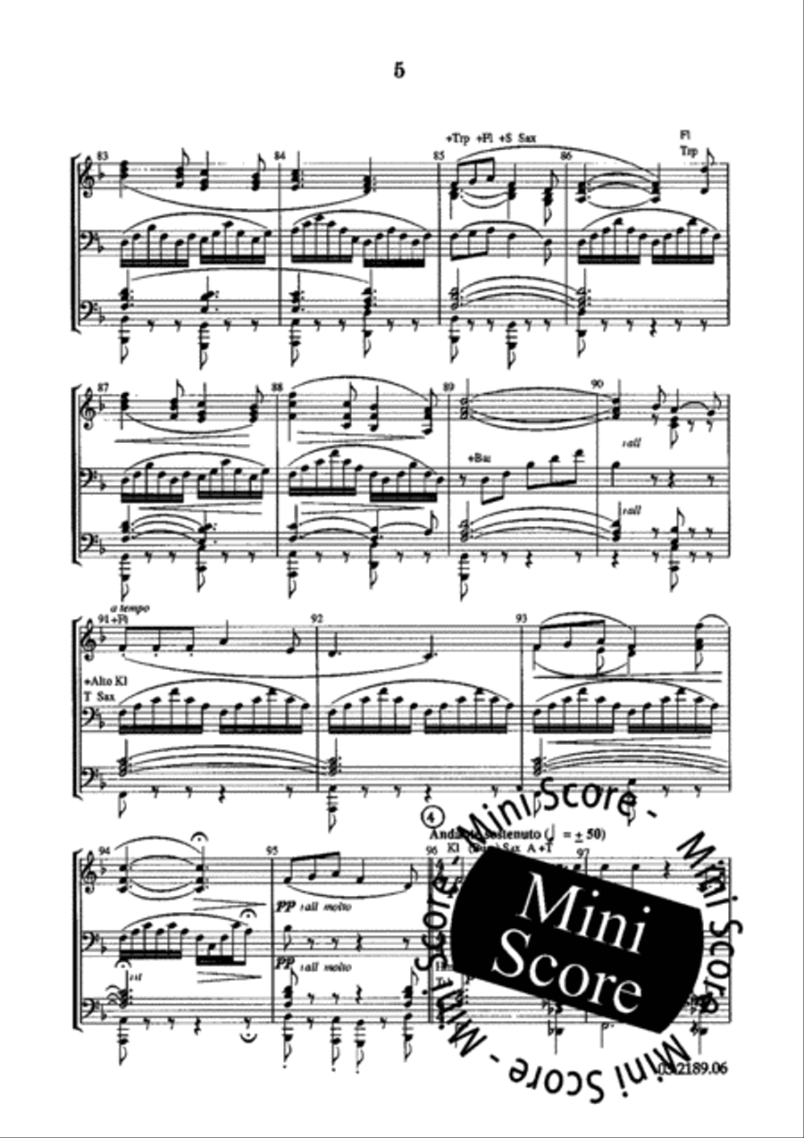 Puccini in Concert Concert Band scores gallery preview page 11