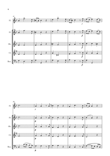 Haendel - Lascia ch’io pianga (for Flute and Woodwinds Quartet) image number null