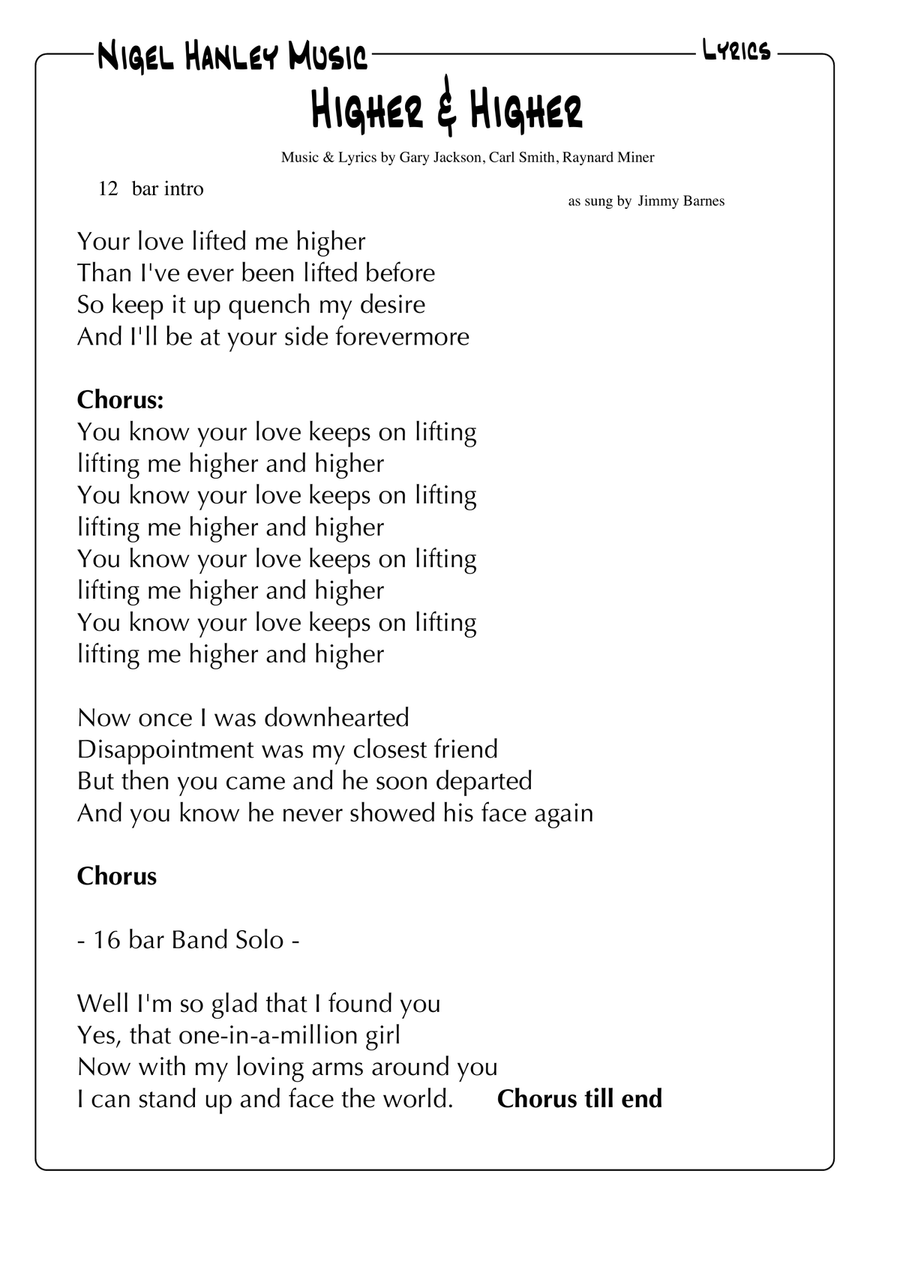 (your Love Has Lifted Me) Higher And Higher Jazz Ensemble scores gallery preview page 2