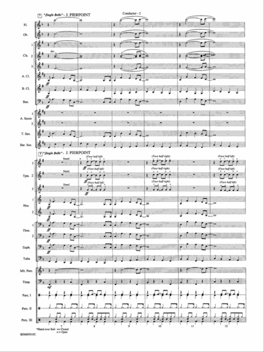 Santa Meets the Big Bands: Score Concert Band scores gallery preview page 3
