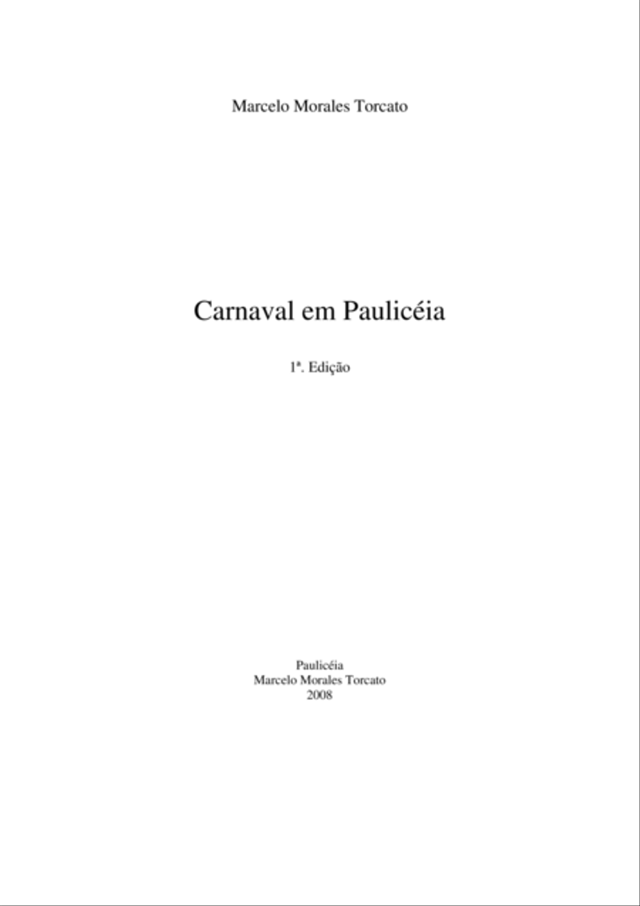 Carnaval em Pauliceia Carnaval em Pauliceia Small Ensemble scores gallery preview page 1