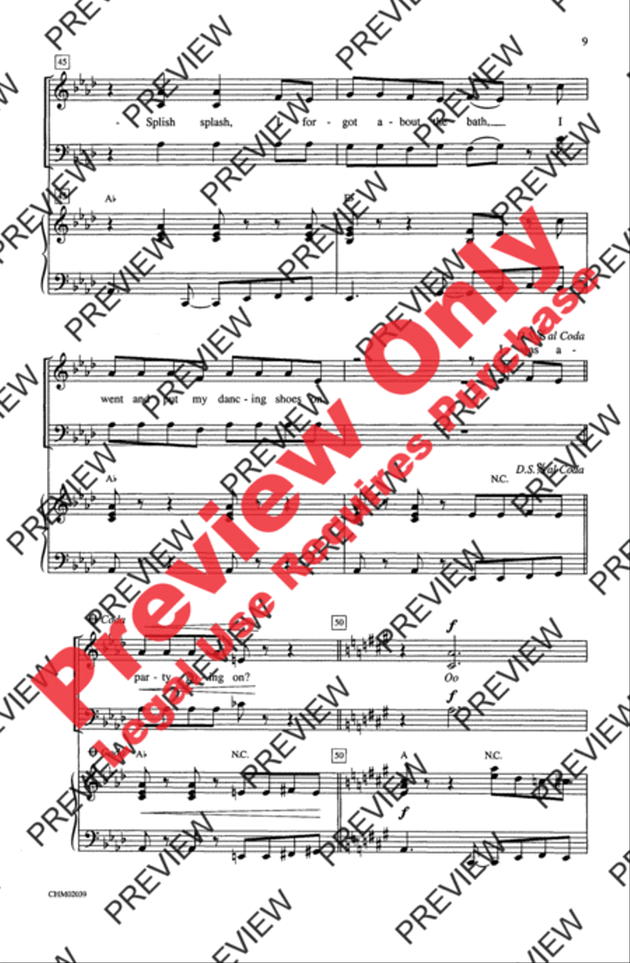 Splish Splash 2-Part scores gallery preview page 9