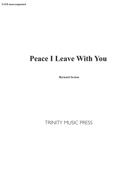Peace I Leave