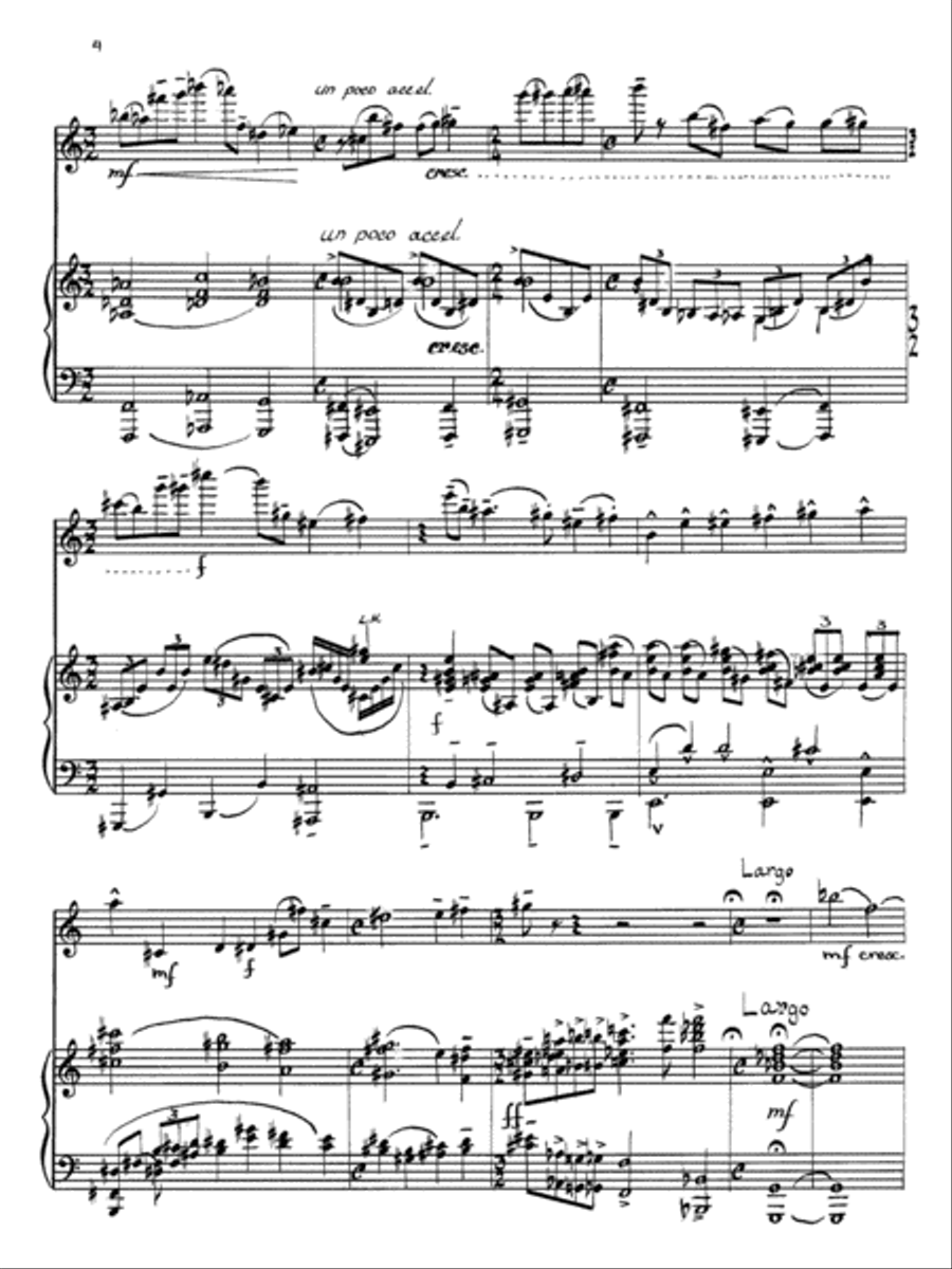 Sonata for Violin and Piano Violin Solo scores gallery preview page 6