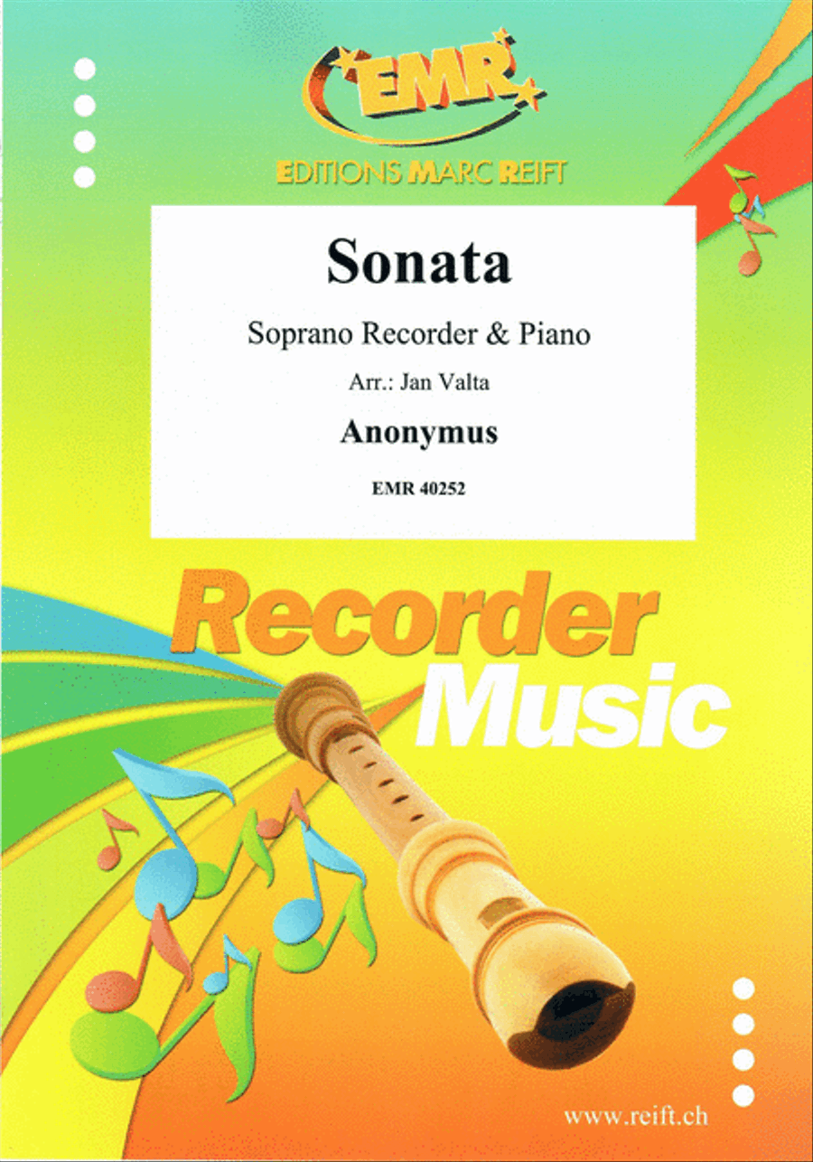Sonata Soprano Recorder scores gallery preview page 1