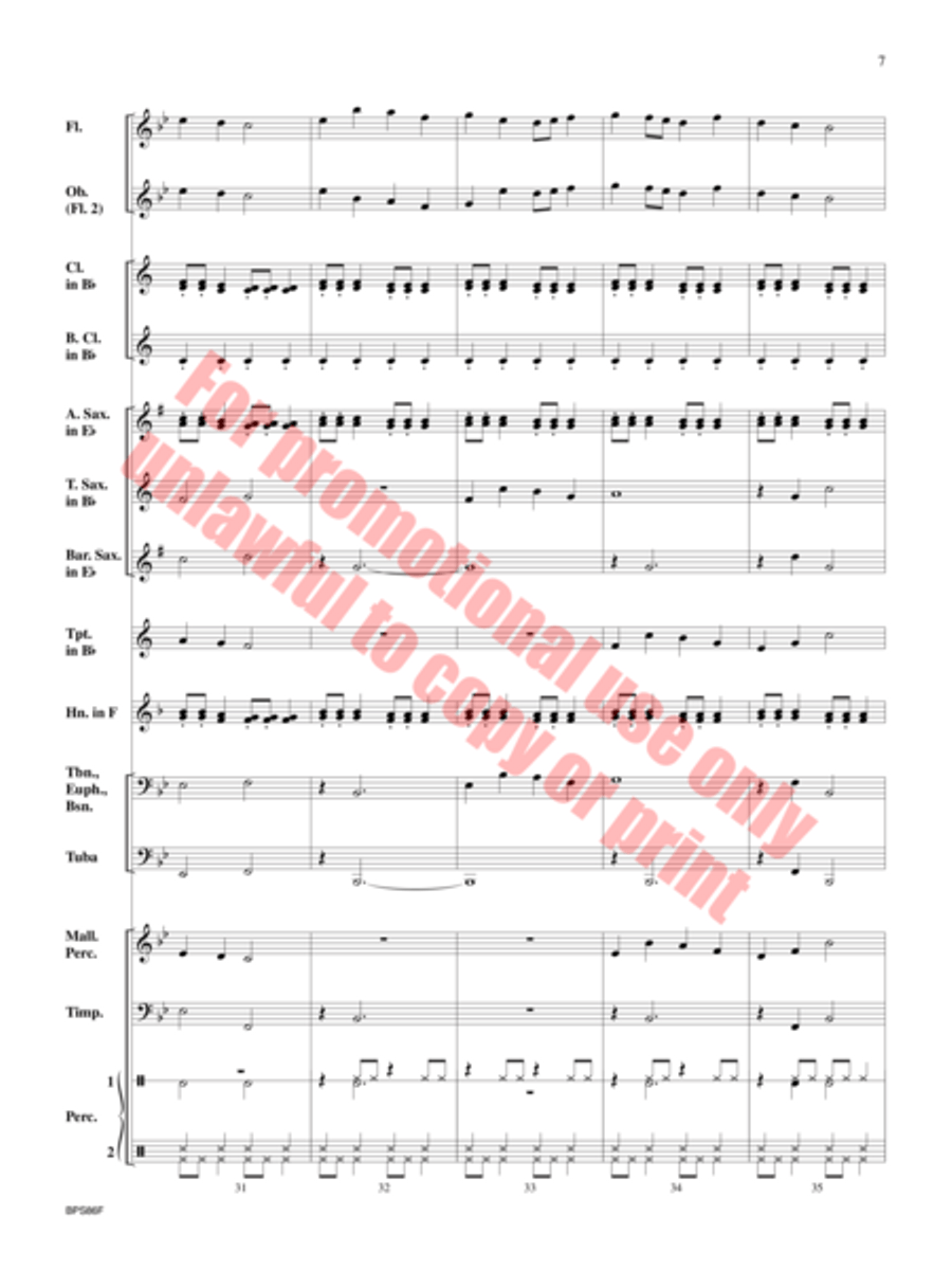 Ethos Concert Band scores gallery preview page 8