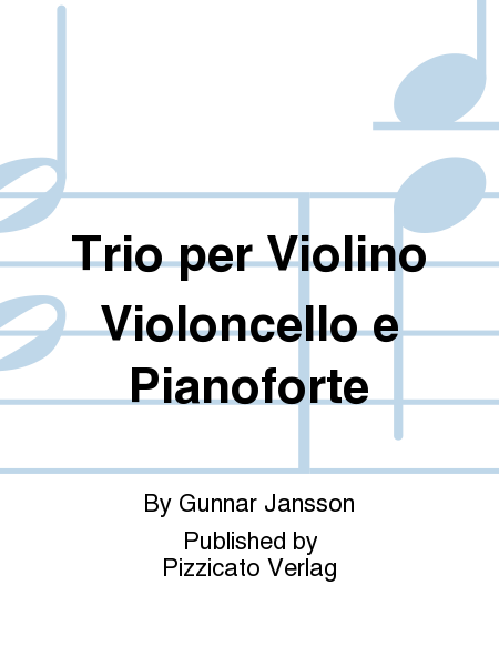 Trio per Violino Violoncello e Pianoforte
