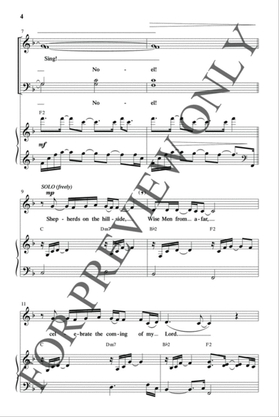 We Sing Noel - Choral Book Choir scores gallery preview page 5