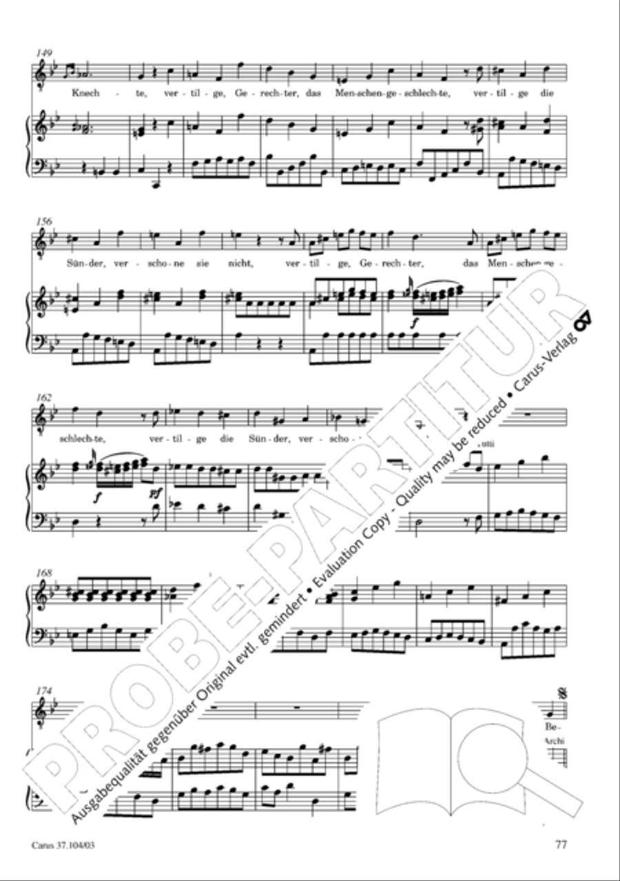Ein Lammlein geht und tragt die Schuld 4-Part scores gallery preview page 78