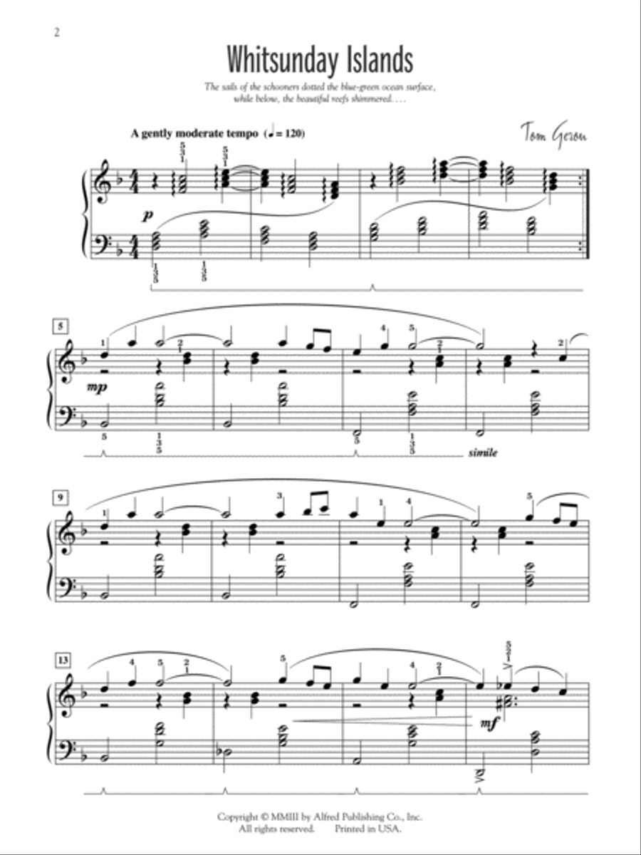 An Australian Journal Piano Solo scores gallery preview page 2