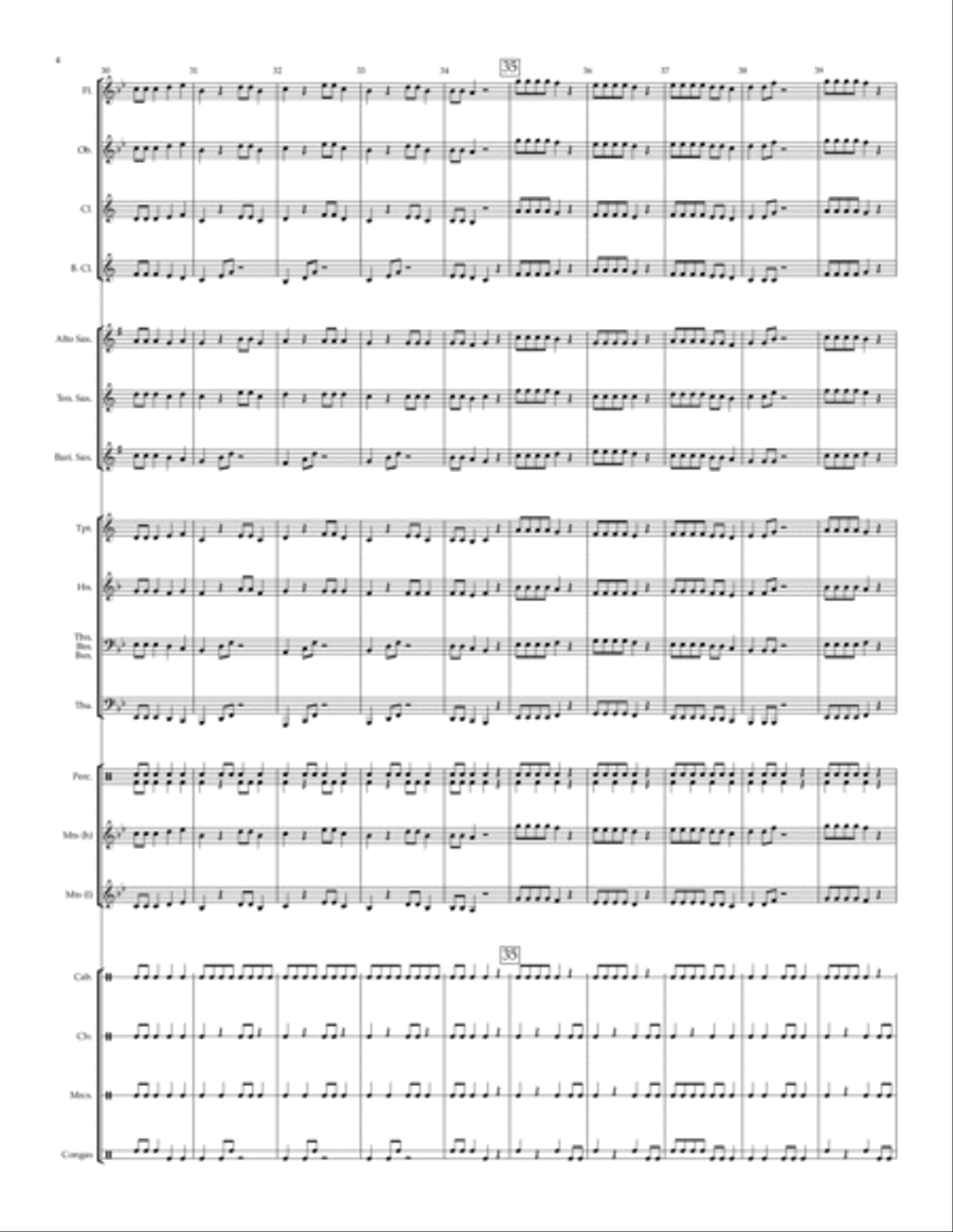 Island Breeze - for concert band Concert Band scores gallery preview page 6