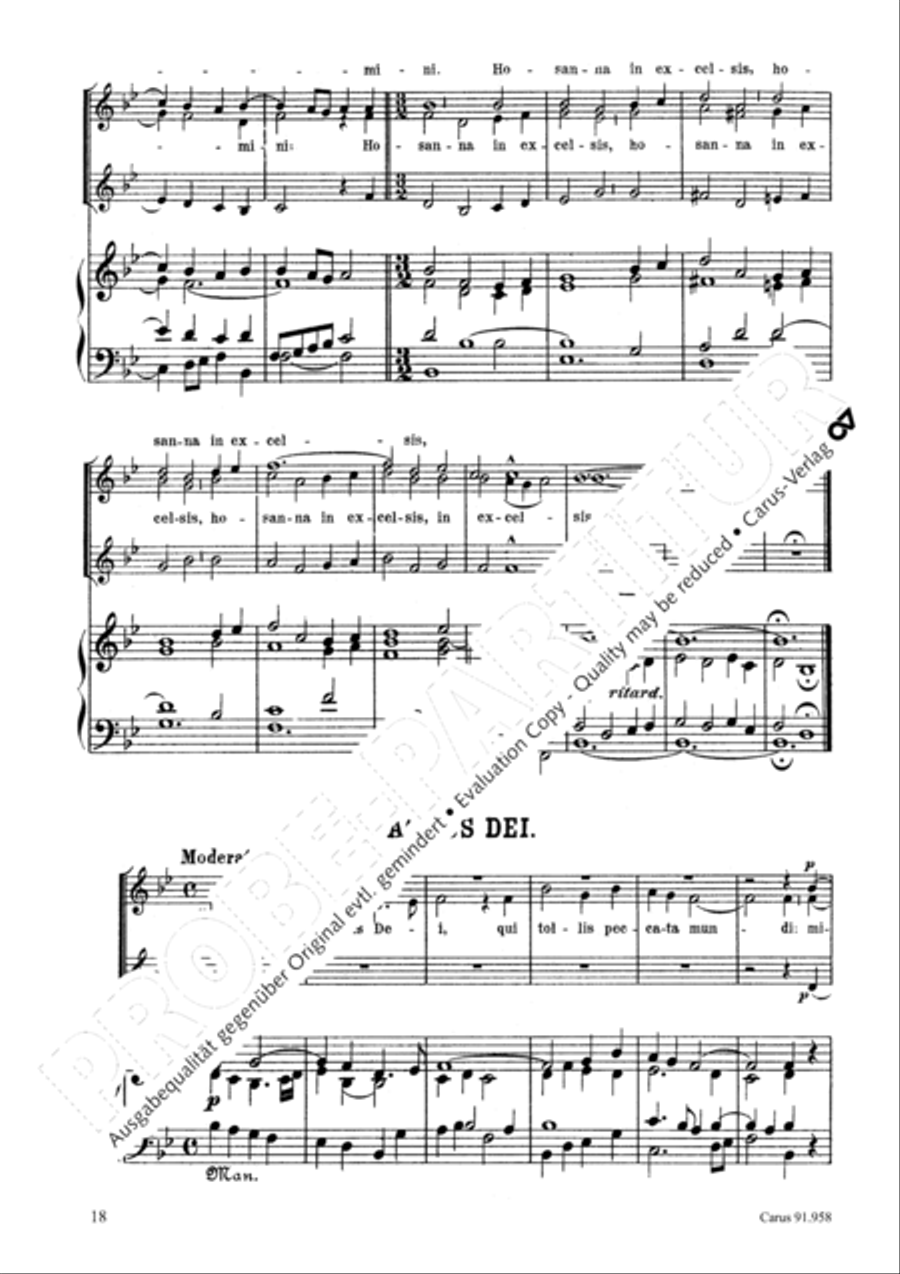 St. Benedictus-Messe SSA scores gallery preview page 19