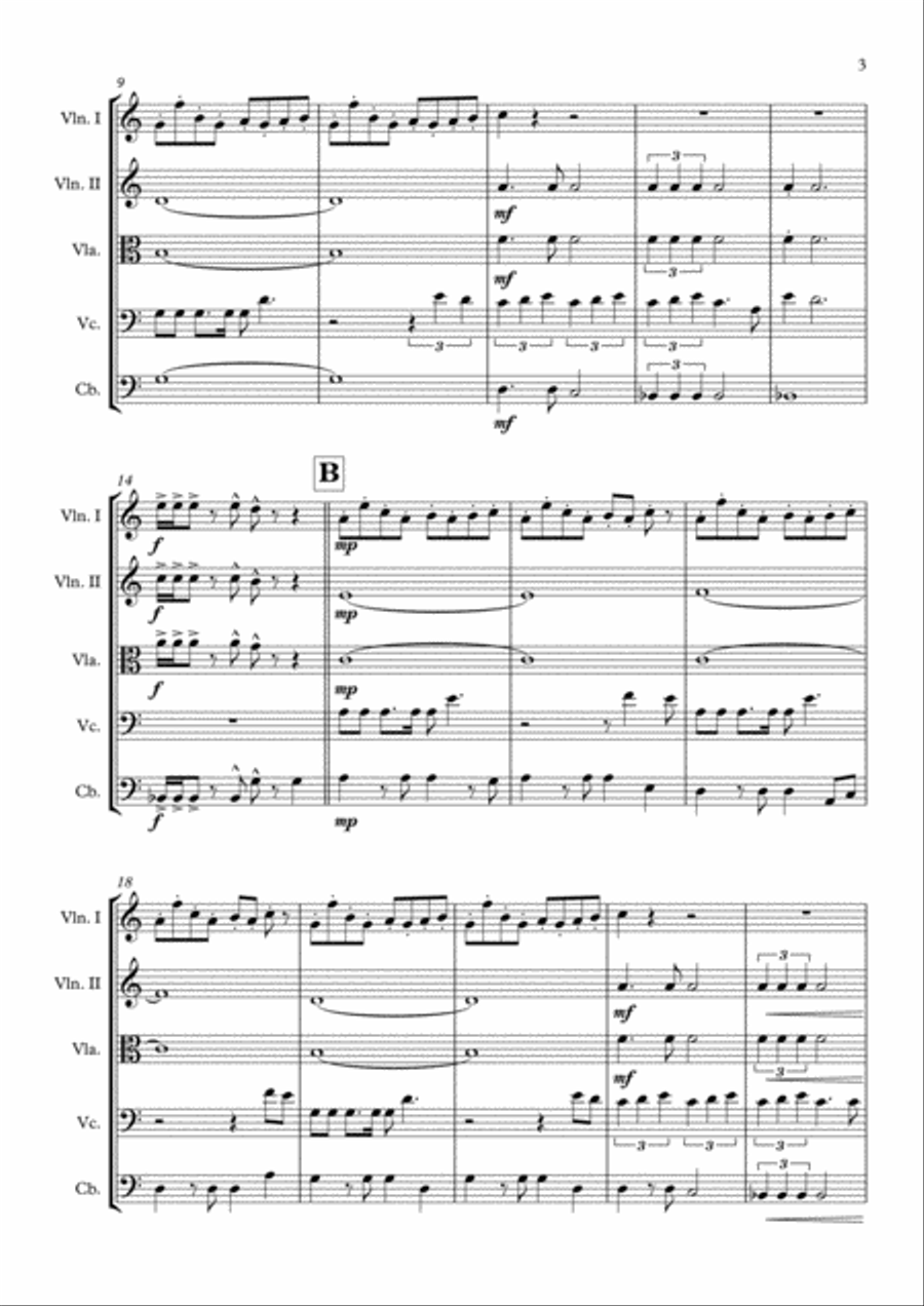 Diamonds Are Forever Diamonds Are Forever String Quintet scores gallery preview page 4