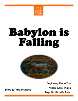 Book cover for Babylon is Falling (Piano Trio)