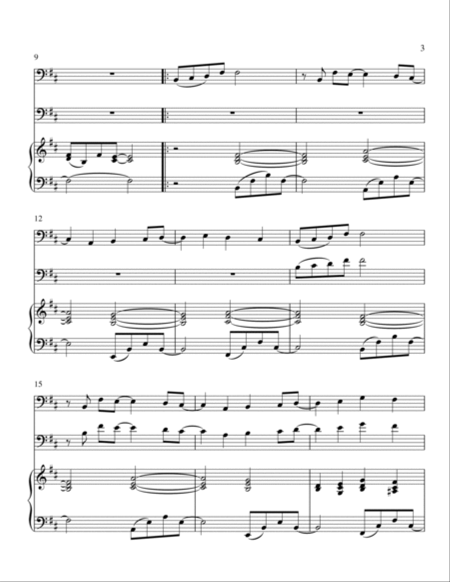 Mary, Did You Know? Small Ensemble scores gallery preview page 3