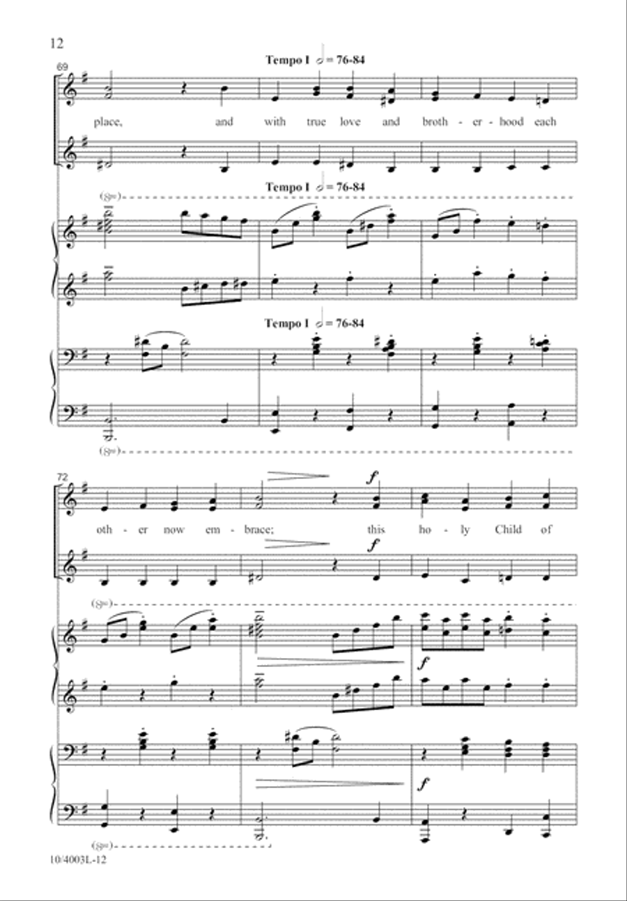 God Rest You Merry, Gentlemen SSA scores gallery preview page 12