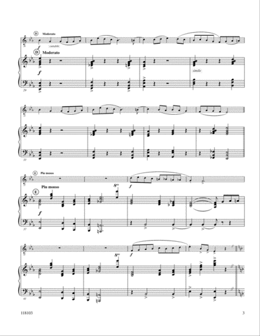 Jesus Loves Me Clarinet Solo scores gallery preview page 3
