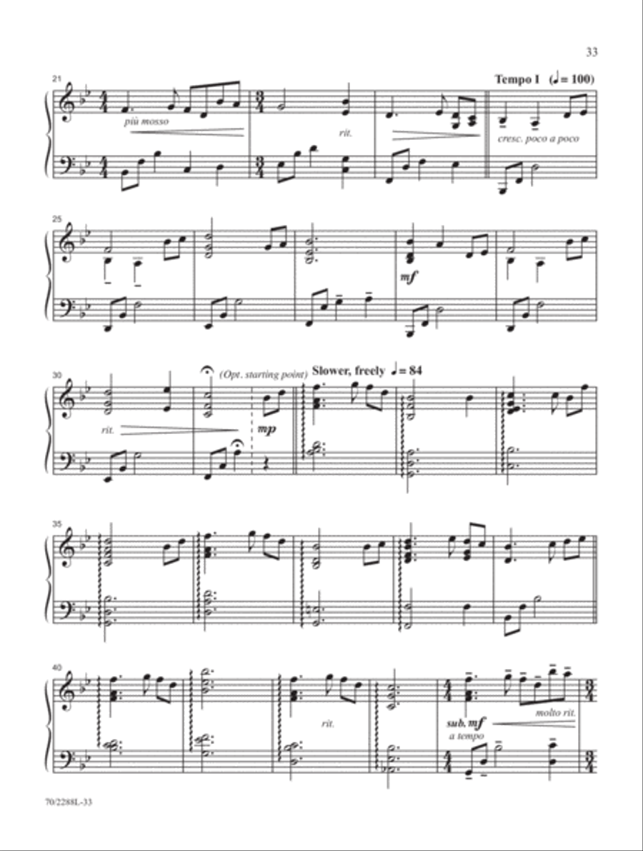 Cherish the Cross Cherish the Cross Piano Solo scores gallery preview page 14
