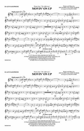 Movin' on Up (Theme from "The Jeffersons"): E-flat Alto Saxophone