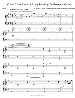 "Come, Thou Fount / Boulavogue Medley" - Score Only