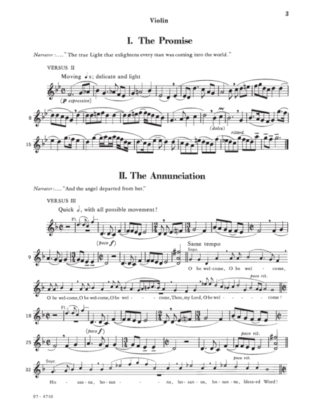 A Little Advent Music (Violin)