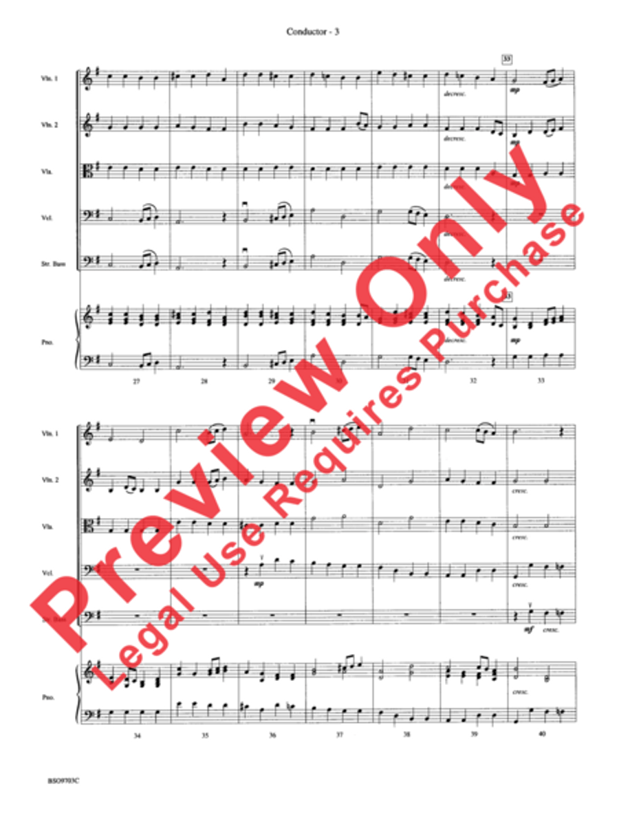 Pomp and Circumstance String Orchestra scores gallery preview page 5