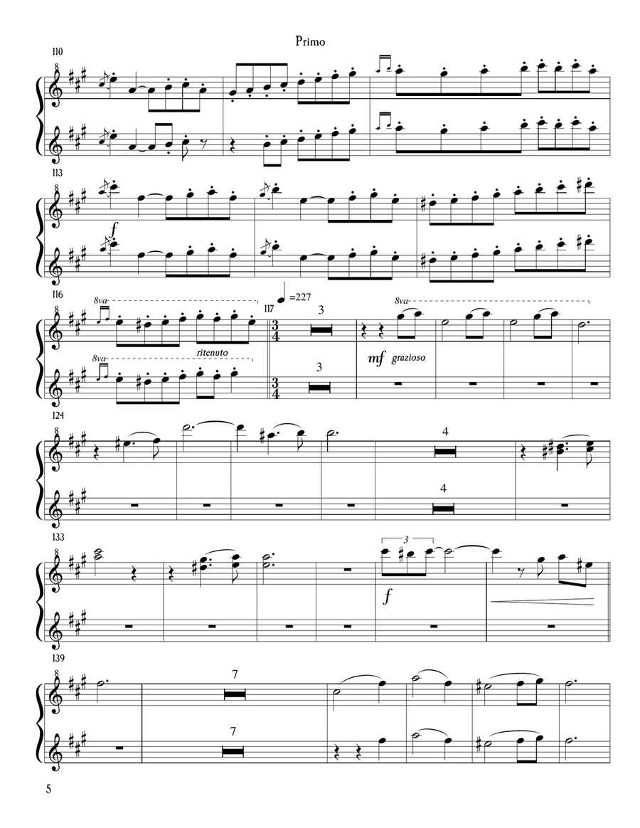 Classical Music Mashup II (1 Piano, 6 Hands)