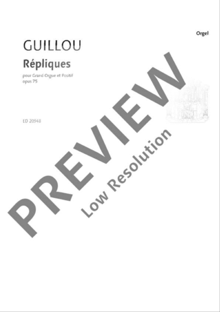 Répliques Organ scores gallery preview page 2