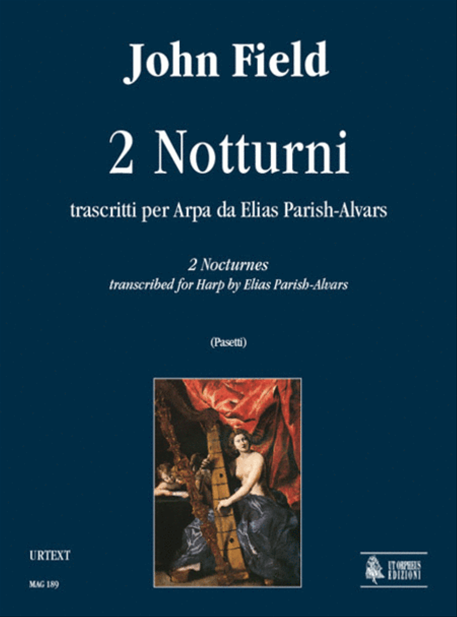 2 Nocturnes transcribed for Harp by Elias Parish Alvars Harp scores gallery preview page 1