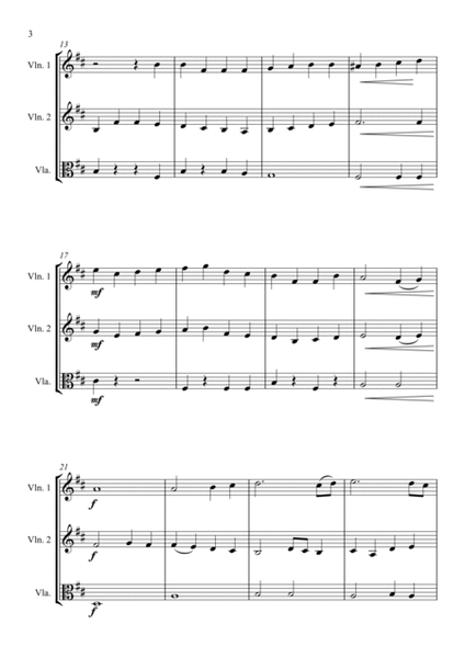 God Rest Ye Merry Gentlemen - String Trio (2 vln and vla) image number null