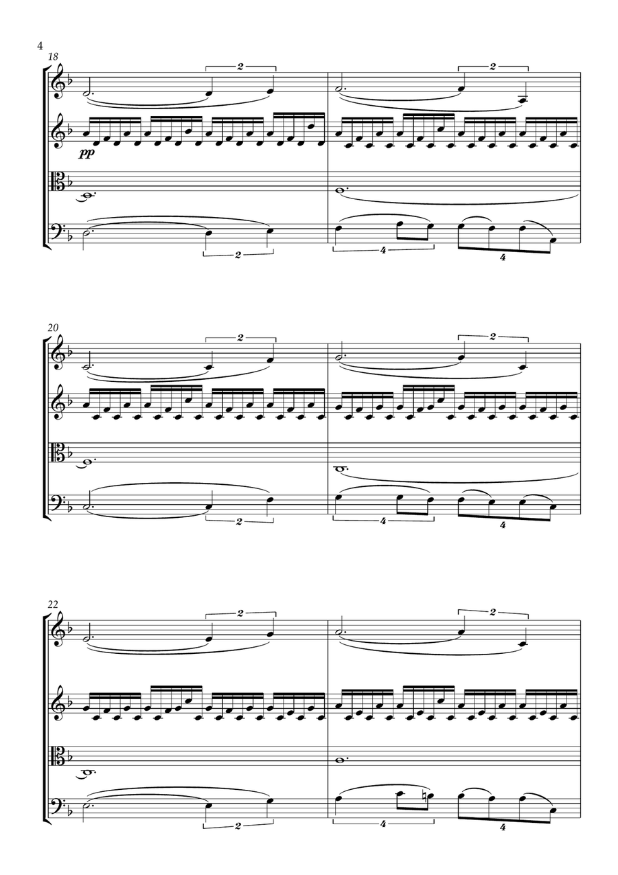 Chevalier De Sangreal String Quartet scores gallery preview page 4