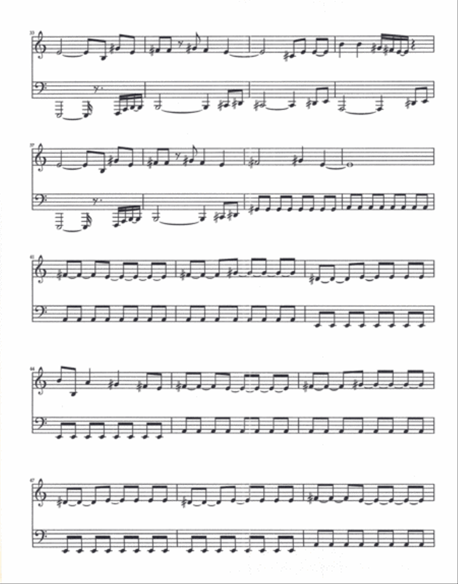 Don't Stop Believin' Easy Piano scores gallery preview page 3