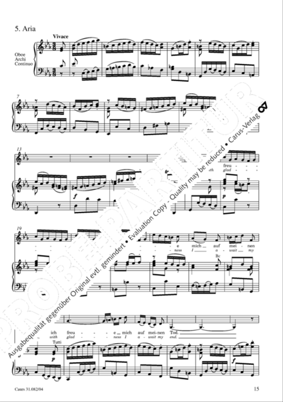 I have enough (Ich habe genung) Mezzo-Soprano Voice scores gallery preview page 16
