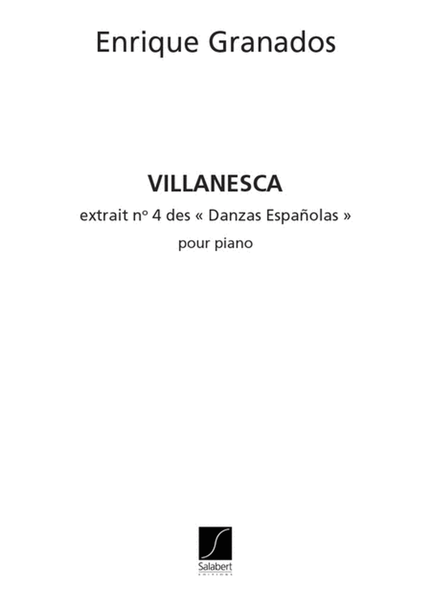 Villanesca N 4 Des Danses Espagnoles