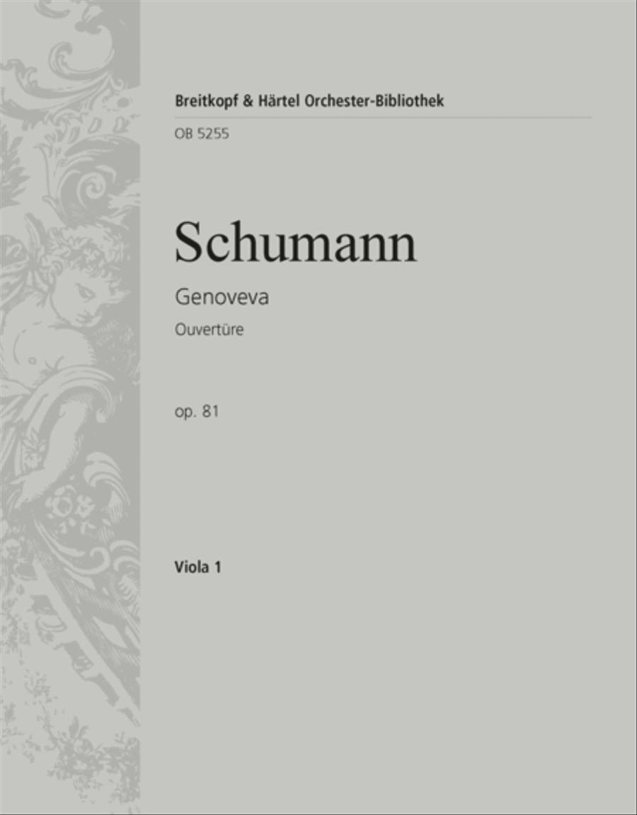 Genoveva Op. 81 Orchestra scores gallery preview page 1