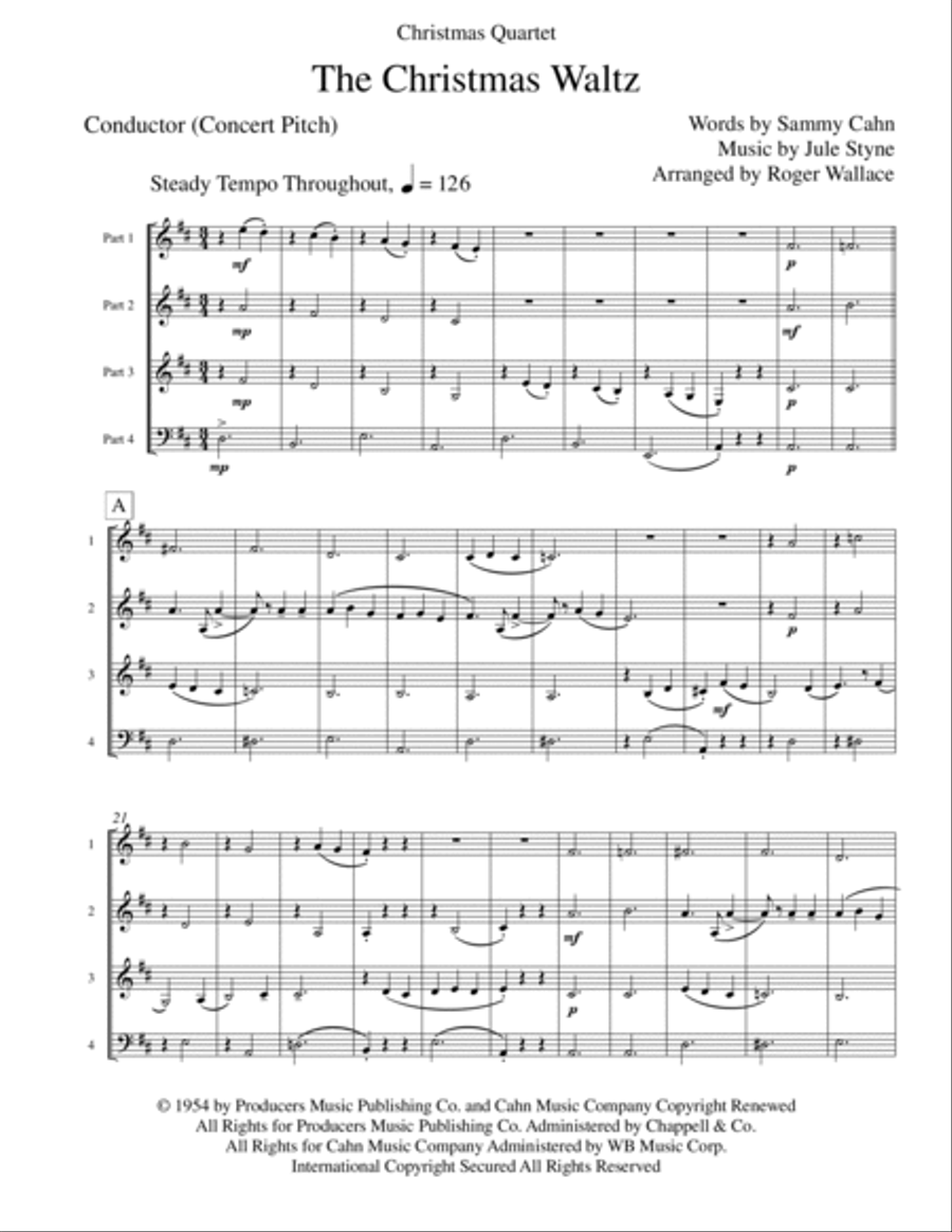 The Christmas Waltz Viola scores gallery preview page 2