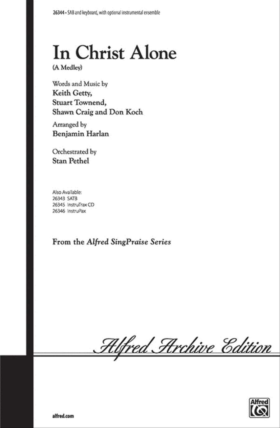 In Christ Alone (A Medley) 3-Part scores gallery preview page 1