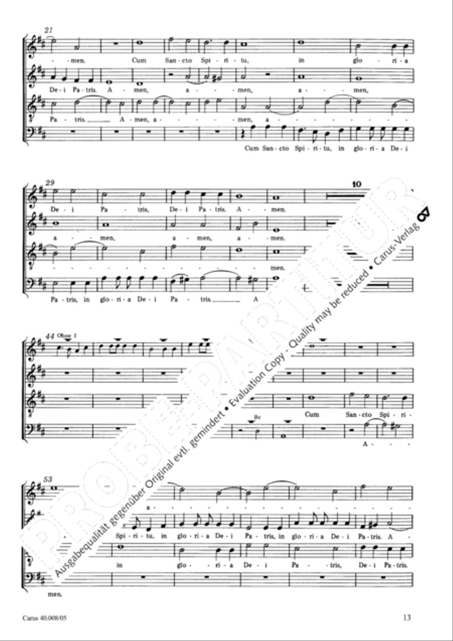 Introduzione e Gloria 4-Part scores gallery preview page 14