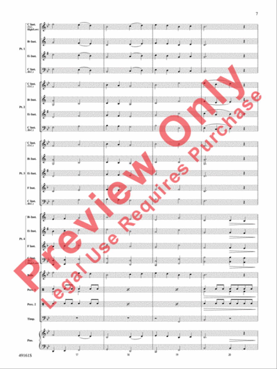 Great Beginnings Great Beginnings Concert Band scores gallery preview page 8