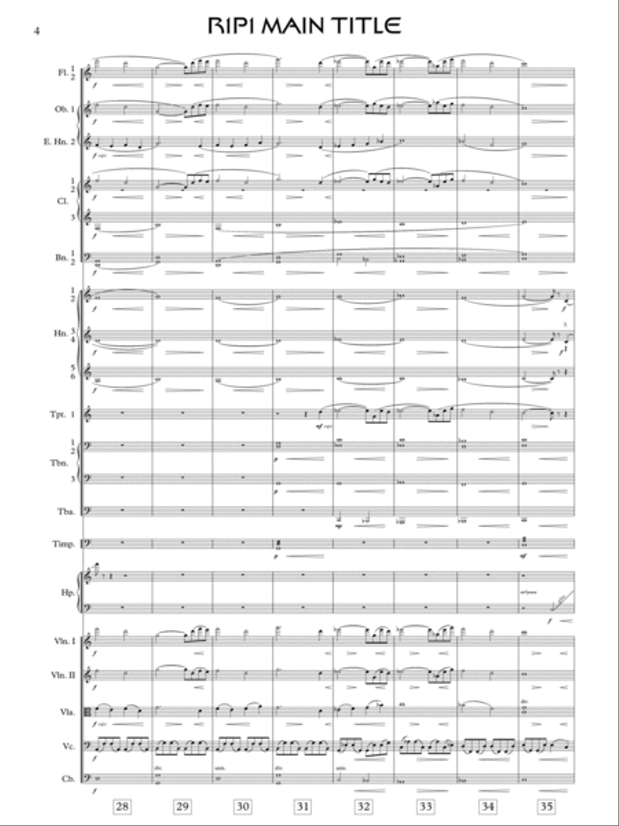 Star Trek: First Contact - Main Title / Locutus - Score Only Full Orchestra scores gallery preview page 6