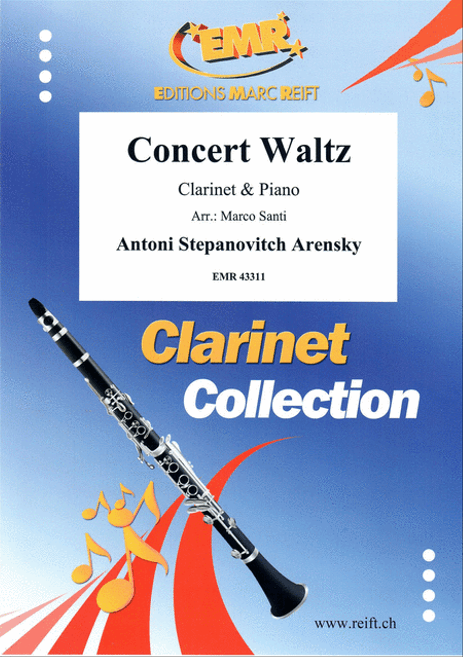 Concert Waltz Clarinet Solo scores gallery preview page 1