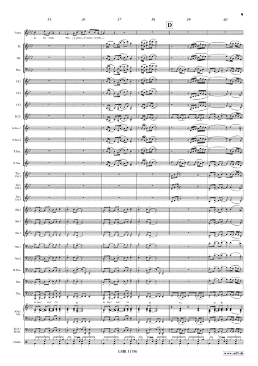 Cette Annee-La Concert Band scores gallery preview page 10