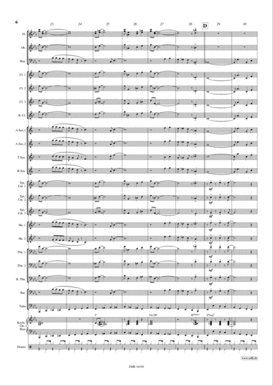 Take The A Train Concert Band scores gallery preview page 7