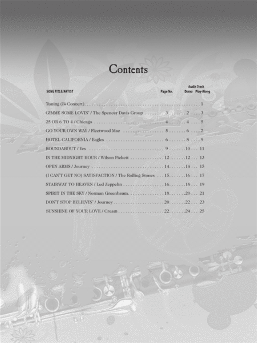 Classic Rock Instrumental Solos Alto Saxophone scores gallery preview page 3