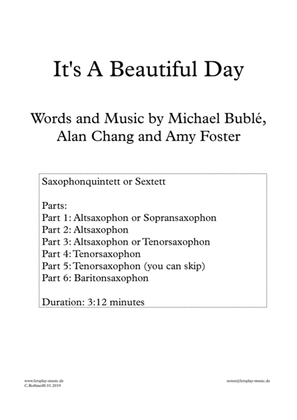 Book cover for It's A Beautiful Day