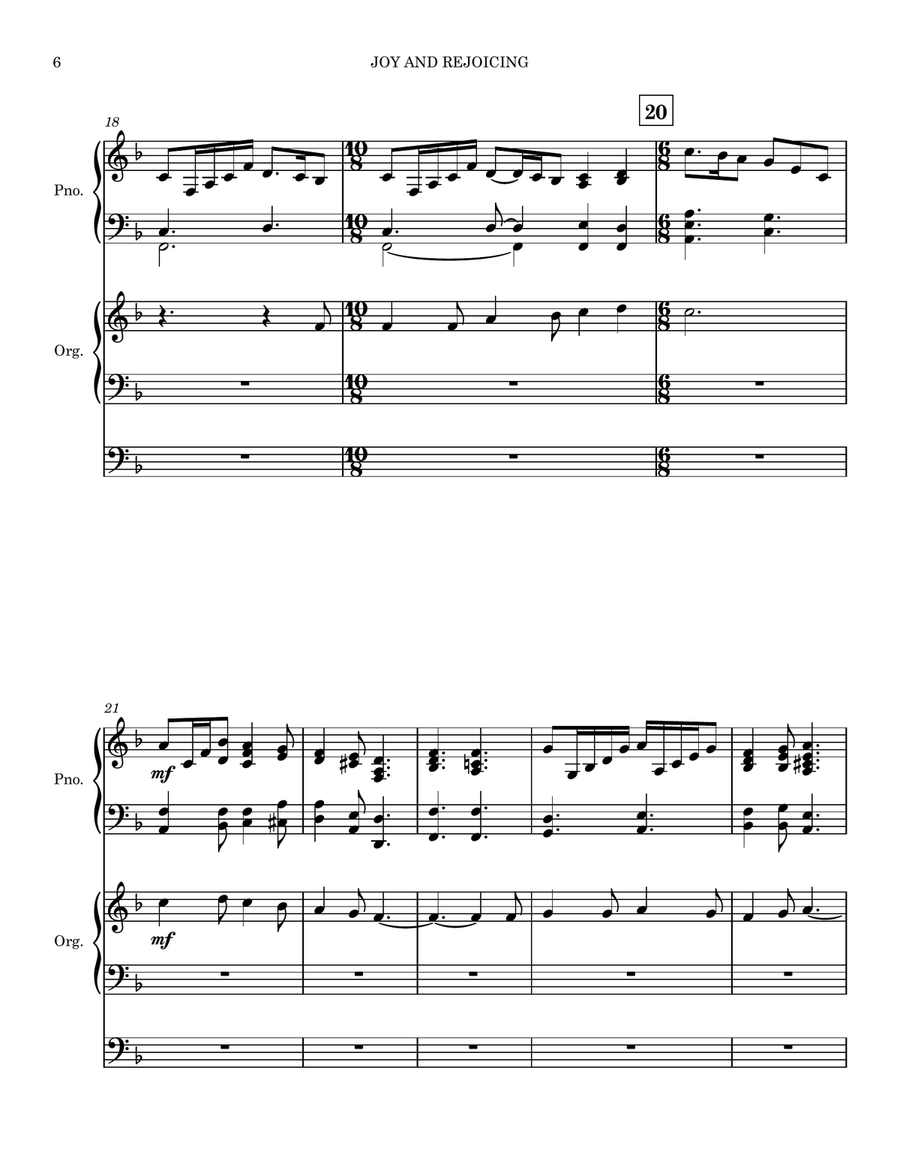 Joy and Rejoicing Small Ensemble scores gallery preview page 6