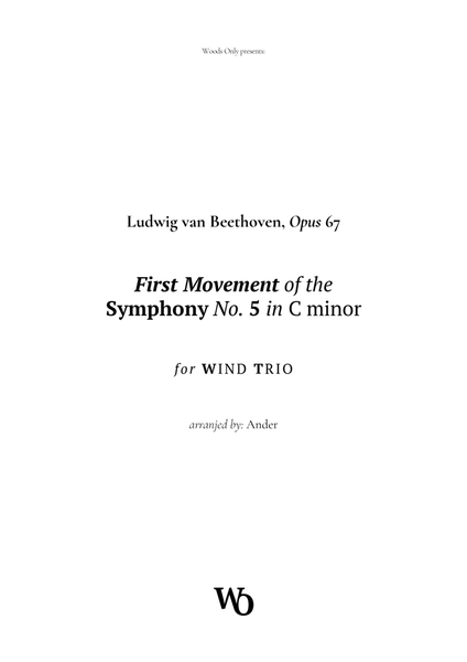 Symphony No. 5 by Beethoven for Wind Trio image number null
