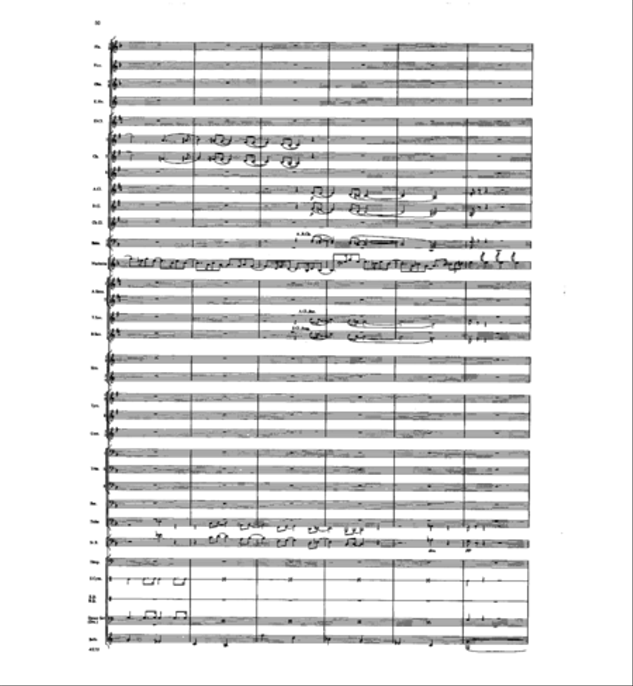 Concertino for Marimba and Winds Concert Band scores gallery preview page 48