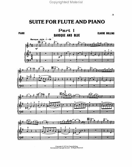 Claude Bolling – Suite for Flute and Jazz Piano Trio