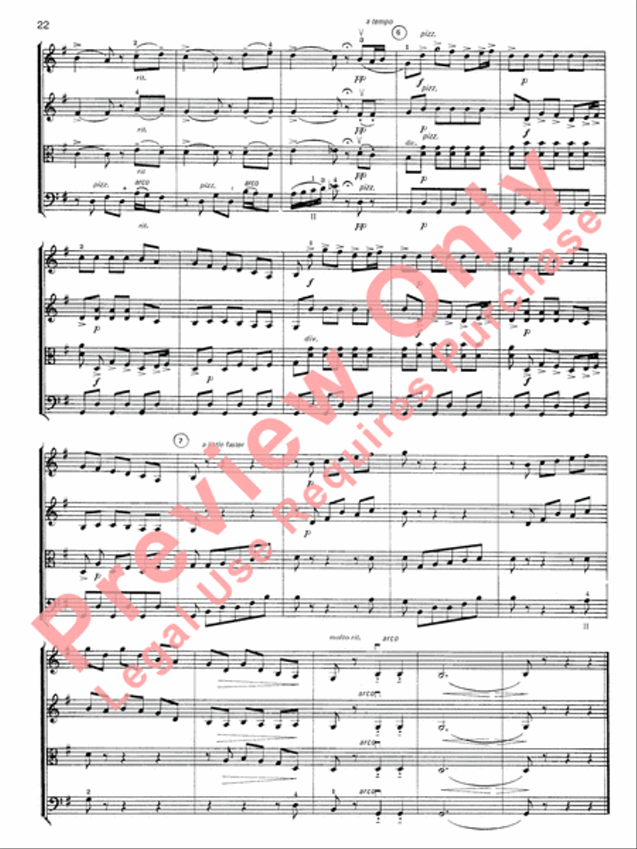 Highland/Etling String Quartet Series: Book 2 String Quartet scores gallery preview page 51